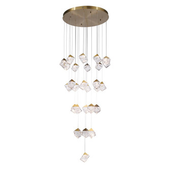 Pensey Multi-light Chandelier - Brushed Gold (10813|KCH3210R-27BS)
