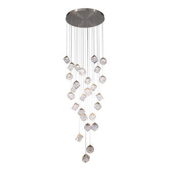 Pensey Multi-light Chandelier - Brushed Nickel (10813|KCH3210R-27BN)