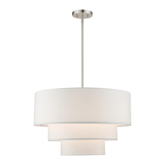 4 Light Brushed Nickel Pendant Chandelier (108|55914-91)