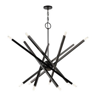 14 Light Black Chrome Extra Large Chandelier (108|46847-46)