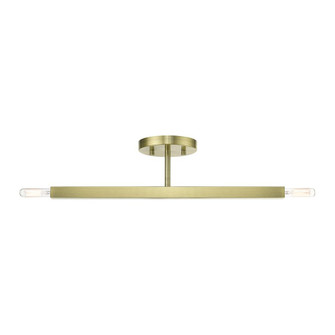 2 Light Antique Brass Semi-Flush (108|46842-01)