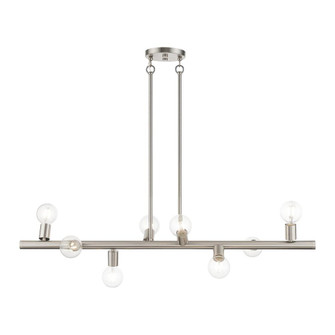 8 Light Brushed Nickel Large Chandelier (108|45868-91)