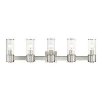 5 Light Brushed Nickel Large Vanity Sconce (108|17145-91)