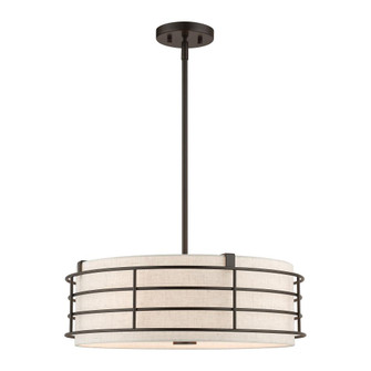 4 Light English Bronze Pendant Chandelier (108|55114-92)
