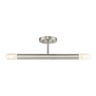 2 Light Brushed Nickel Semi-Flush (108|51139-91)