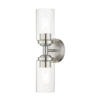 2 Light Brushed Nickel Vanity Sconce (108|18082-91)