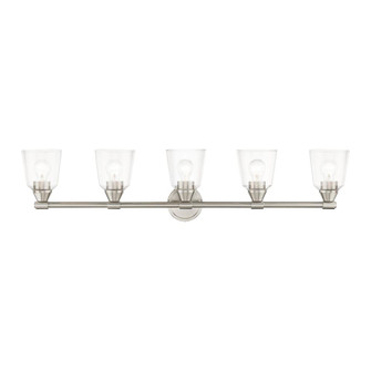 5 Light Brushed Nickel Large Vanity Sconce (108|16785-91)