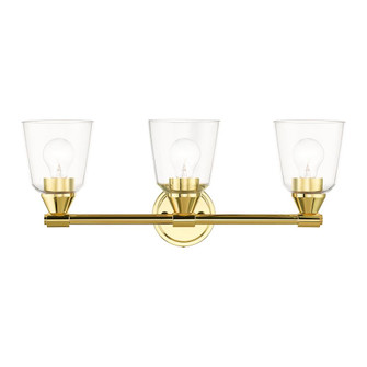 3 Light Polished Brass Vanity Sconce (108|16783-02)