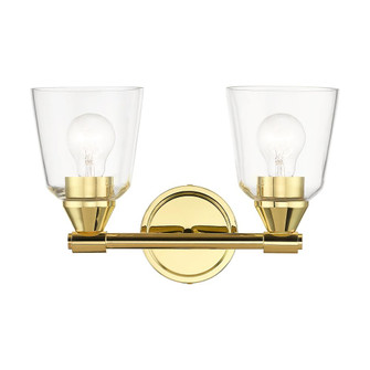 2 Light Polished Brass Vanity Sconce (108|16782-02)