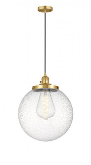 Beacon - 1 Light - 14 inch - Satin Gold - Cord hung - Mini Pendant (3442|201CSW-SG-G204-14)