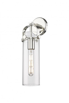 Pilaster - 1 Light - 4 inch Glass - Polished Nickel - Sconce (3442|413-1W-PN-4CL-LED)