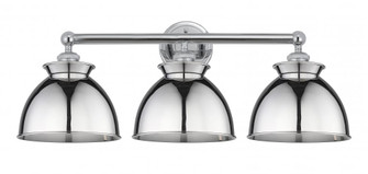 Adirondack - 3 Light - 26 inch - Polished Chrome - Bath Vanity Light (3442|616-3W-PC-M14-PC)