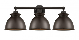 Adirondack - 3 Light - 26 inch - Oil Rubbed Bronze - Bath Vanity Light (3442|616-3W-OB-M14-OB)