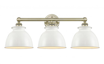 Adirondack - 3 Light - 26 inch - Antique Brass - Bath Vanity Light (3442|616-3W-AB-M14-W)