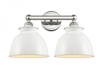 Adirondack - 2 Light - 17 inch - Polished Nickel - Bath Vanity Light (3442|616-2W-PN-M14-W)