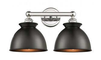 Adirondack - 2 Light - 17 inch - Polished Nickel - Bath Vanity Light (3442|616-2W-PN-M14-BK)