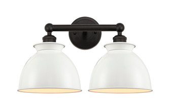 Adirondack - 2 Light - 17 inch - Oil Rubbed Bronze - Bath Vanity Light (3442|616-2W-OB-M14-W)