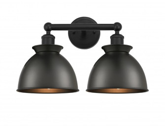 Adirondack - 2 Light - 17 inch - Matte Black - Bath Vanity Light (3442|616-2W-BK-M14-BK)