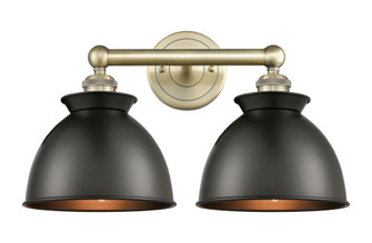 Adirondack - 2 Light - 17 inch - Antique Brass - Bath Vanity Light (3442|616-2W-AB-M14-BK)
