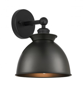 Adirondack - 1 Light - 8 inch - Matte Black - Sconce (3442|616-1W-BK-M14-BK)