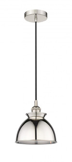 Adirondack - 1 Light - 8 inch - Polished Nickel - Cord hung - Mini Pendant (3442|616-1P-PN-M14-PN)