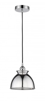 Adirondack - 1 Light - 8 inch - Polished Chrome - Cord hung - Mini Pendant (3442|616-1P-PC-M14-PC)