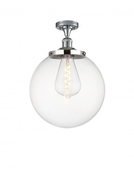 Beacon - 1 Light - 14 inch - Polished Chrome - Semi-Flush Mount (3442|517-1CH-PC-G202-14)