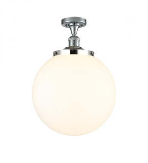 Beacon - 1 Light - 14 inch - Polished Chrome - Semi-Flush Mount (3442|517-1CH-PC-G201-14)