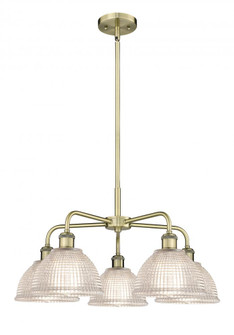 Arietta - 5 Light - 26 inch - Antique Brass - Chandelier (3442|516-5CR-AB-G422)