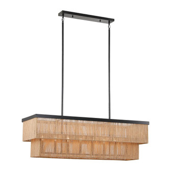 Whitsunday Two-tier Abaca Long Chandelier (5578|H22117L-8)