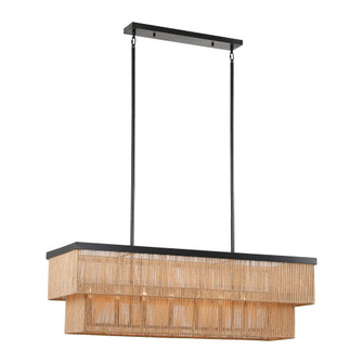 Cameo 4 Light 44 inch Campagne Luxe Linear Chandelier Ceiling Light