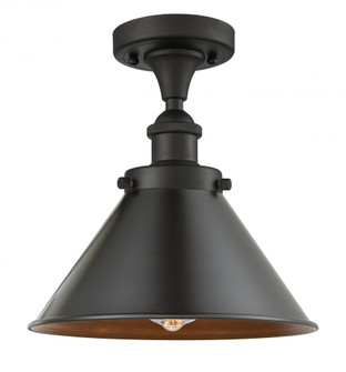 Briarcliff - 1 Light - 10 inch - Oil Rubbed Bronze - Semi-Flush Mount (3442|916-1C-OB-M10-OB)
