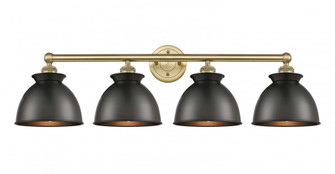 Adirondack - 4 Light - 35 inch - Brushed Brass - Bath Vanity Light (3442|616-4W-BB-M14-BK)
