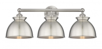 Adirondack - 3 Light - 26 inch - Brushed Satin Nickel - Bath Vanity Light (3442|616-3W-SN-M14-SN)