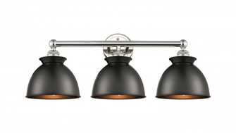 Adirondack - 3 Light - 26 inch - Polished Nickel - Bath Vanity Light (3442|616-3W-PN-M14-BK)