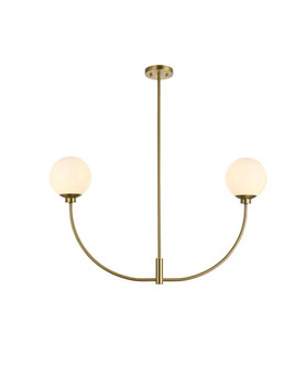 Nyomi 36 Inch Chandelier in Satin Gold (758|LD816D36SG)