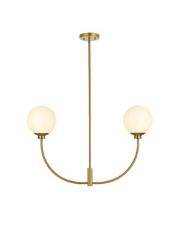 Nyomi 30 Inch Chandelier in Satin Gold (758|LD816D30SG)