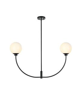 Nyomi 36 Inch Chandelier in Black (758|LD816D36BK)