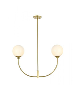 Nyomi 30 Inch Chandelier in Brass (758|LD816D30BR)