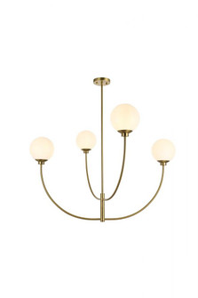 Nyomi 42 Inch Chandelier in Satin Gold (758|LD814D42SG)