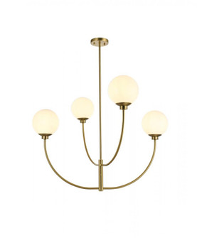 Nyomi 36 Inch Chandelier in Satin Gold (758|LD814D36SG)