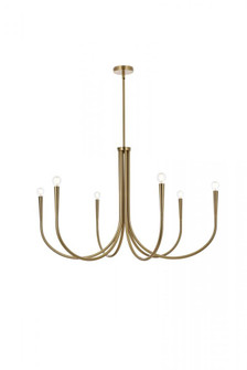 Layne 42 Inch Chandelier in Gold (758|LD722D42SG)
