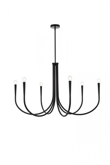 Layne 42 inch chandelier in Black (758|LD722D42BK)