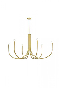 Layne 50 inch chandelier in Brass (758|LD722D50BR)