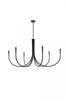 Layne 50 inch chandelier in Black (758|LD722D50BK)