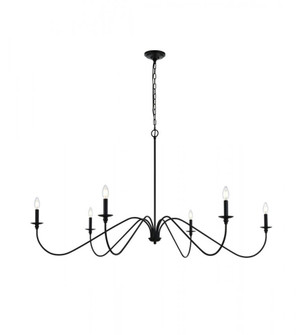 Rohan 60 inch chandelier in Matte Black (758|LD5056D60MB)