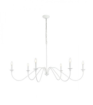 Rohan 54 inch chandelier in White (758|LD5056D54WH)