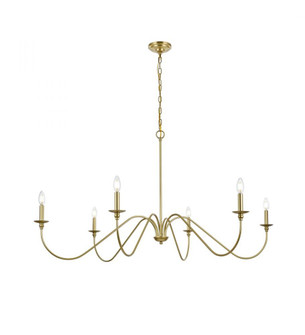 Rohan 54 Inch Chandelier in Brass (758|LD5056D54BR)