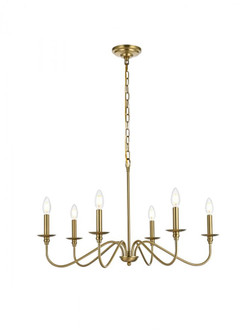 Rohan 30 inch chandelier in Satin Gold (758|LD5056D30SG)