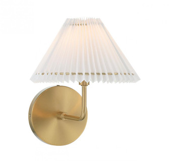 1-Light Wall Sconce in Natural Brass (8483|M90105NB)